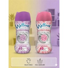 Wellnax Granül Çamaşır Parfümü Yumuşatıcı Özellikli 2’li Set 210 gr x 2 – Urban Nights & Pink Velvet – 40 Güne Kadar Kalıcı Ferahlık
