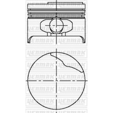 YENMAK Depomix Motor Piston Segman Mgn 1600 8 V 1/2 79.50 Çap Std