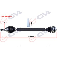 GVA Depomix Komple Aks Sağ Caddy Iii 1.9 Tdi 04-10 Bjb 803MM