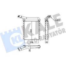 Kale Depomix Kalorifer Brazing Toyota Auris-Ensis-Corolla-Prius-R 4 Iii-R 4 Iv-Verso-Lexus Ct-Hs Kalorifer