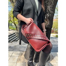 Butik Olea Rebel Zımbalı Kadın Omuz Çantası