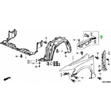 OEMPARTS Bakalit Çamurluk Civic Ön Üst 2006-2011 Sağ Fd6 (Oem NO:74206SNAA00)