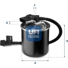Ufi Depomix Yakit Filtresi Mercedes Sprinter 311 Crdi 3.1-415 Cdi 4.1-515 Cdi 5.1 2012 WK820/8