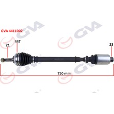 GVA Depomix Komple Aks Sağ Megane I 1.4/1.6 96-03 Abs Li 44DİŞ 742MM