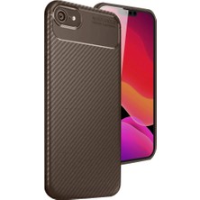 MobaxAksesuar Apple iPhone 17E - 16E Kılıf Kılıf Karbon Silikon Case