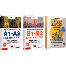 Yargı Yayınevi Ingilizce Konuşmak Için A1-A2/b1-B2 Kelimeleri Video Anlatımlı Renkli Çeviri-Yenilenmiş Baskı