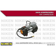 Niken Depomix Ha Kompresörü Metal Gövde Işikli