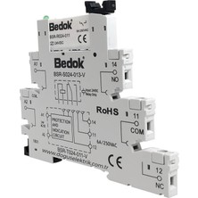 BSR-T024-011-V 24VDC Vida Bağlantılı Slim Röle + Soket Bedok
