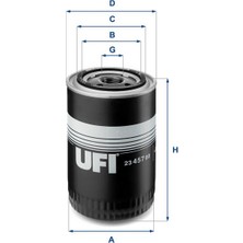 Ufi Depomix Yağ Filtresi Ducato Ii 02-06 -Boxer Ii 02-06 -Jumper Ii 02-06 -Daily 02-06