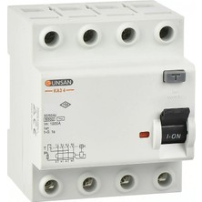 Günsan Elektrik Günsan 4X40A 30MA Kaçak Akım Rolesi Ka3 4-40/30 30MA