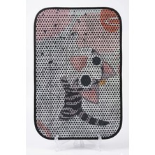 Kedi Tuvaleti Paspası Şaşkın Kedi Figürlü