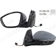 GVA Depomix Diş Dikiz Aynasi Sol Elektrikli Isitmali Sinyalli Katlanir Ç.aydinlatmali Astarli Konveks 208 19- Corsa F 19- 10H10P