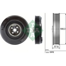 Ina Depomix Krank Kasnaği Transporter T4-Volt LT35 2.4d-2.5 Tdi-Crafter 2.5 Tdi Anj-Apa-Aat-Aab-Agx