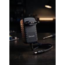Derwell 5 Volt - 2 Amper 3.5*1.35 mm Uçlu Plastik Kasa Priz Tipi Adaptör (Android Box )