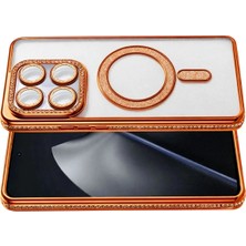 Durukar®   Mi 15T Pro Joke Simli Magneticsafe Kılıf - Turuncu