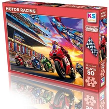 31753 Motor Raci̇ng 50 Parça Puzzle
