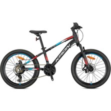 Kron XC75 24 Jant Mtb 13K 21 Vites M.disk Dağ Bisikleti M.siyah Kırmızı Gri