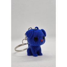 Örgü Desenli Köpek Anahtarlık