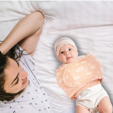 Mommyslab 0-4 Ay Yeni Sezon Desenli Renkli % 100 Pamuk Hazır Yarım Kuşak Kundak Kemer (Oeko Tex Cıf Belgeli)