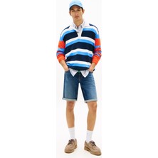 Tommy Hilfiger Ronnıe Short BJ8155 Erkek Mavi Şort - DM0DM22980
