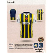 Yenteks Fenerbahçe. Iç Saha Sarı Lacivert Yetişkin Forma Takımı