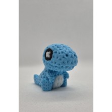 Örgü Desen Hareketli Dino Anahtarlık 5 Adet