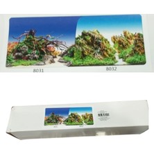 Çift Taraflı Akvaryum Arka Fonu (Akvaryum Posteri) 40 cm