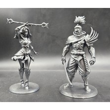 League Of Legends Lux & Yasuo Koleksiyon Figür Seti (2'li) - Metalik