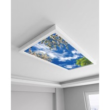 Gökyüzü Panel 60X120 106W, Sıva Üstü, Güçlü LED Aydınlatma, Tavan Armatürü, LED Panel, Ofis Aydınlatması