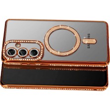 Durukar®  Samsung Galaxy S26 Plus Joke Simli Magneticsafe Kılıf - Turuncu