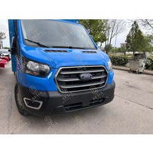 Seda Dizayn Oto Transit Krom Set 2019 ve Sonrası Ön Panjur Çerçevesi Tek Parça + Ön Panjur + Sis Çerçevesi 7 Parça