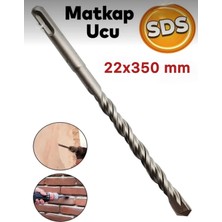Sara S740 Sds Plus 22X350 mm Beton Kaya Taş Duvar Delme Sds Plus Matkap Ucu