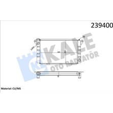 Kale Depomix Radyatör R12 Tl-Tx-Stw-Toros 475X304X42 Normal 3 Sira Pn Sistem