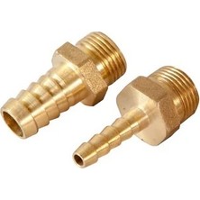 Klepsan Pirinç Hortum Rekoru 1/4"-8mm - 2 Adet