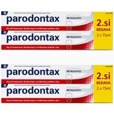 Paradontax Geliştirilmiş Tat Beyazlatıcı Diş Macunu 75 Ml+75 Ml*2