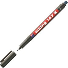 Düzey Edding E-147 S Multi-Purpose Asetat Kalem Silgili Siyah - S