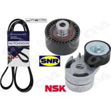 GVA Depomix Alternatör Gergi Kiti Kütüklü P206-XSARA 1.4HDİ-P407-BERLINGO-C5- 1.6 Hdi Klimali K026PK1708