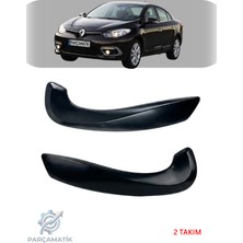 Parçamatik Renault Fluence Megane 3 Kapı Iç Çekme Kolu Kolçak Sağ Sol Takım Siyah Ön Arka Uyumlu 809540001R 809600007R