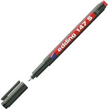 Düzey Edding E-147 S Multi-Purpose Asetat Kalem Silgili Kırmızı - S