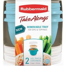 Rubbermaid Takealongs Bölmeli Saklama Kabı Seti
