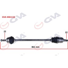GVA Depomix Komple Aks Sağ Skoda Forit 1.3 89-94 865MM