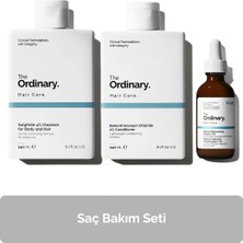 The Ordinary Saç Bakım Seti -Şampuan 240ML+ Saç Kremi 240ML+ Saç Serumu 60ML