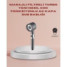 İlanib Ticaret Filtreli Masaj Özellikli Duş Başlığı Aç Kapa Tuşlu