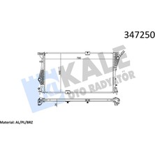 Kale Depomix Radyatör Trafic Ii-Vivaro 2.0 Dci-Cdti 06 M9R 780X462.25X27 Mek Ac /-