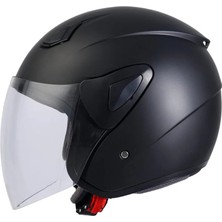 Sway Sw 733 Yarım Kask Ayna Vizörlüdür