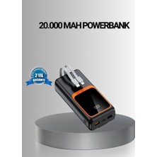 İlanib Ticaret Powerbank 20000 Mah Yüksek Kapasiteli ve 22.5W Hızlı Şarj Destekli