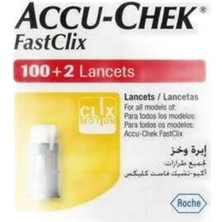 Roche Accu-Chek Fastclix Şeker Ölçüm Çubuğu Lancets 100+2 Adet