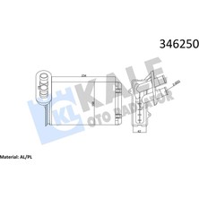 Kale Depomix Kalorifer Radyatörü A3-Caddy-Golf-Jetta-Polo-Ibiza-Cordoba-Octia-1.4-1.6-1.8-1.9tdi-2.0 234X156