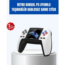 İlanib Ticaret 520 Oyunlu Taşınabilir Retro Oyun Konsolu | P5 Gamepad