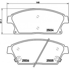 Valeo Depomix Disk Fren Balatasi Ön Opel Astra J